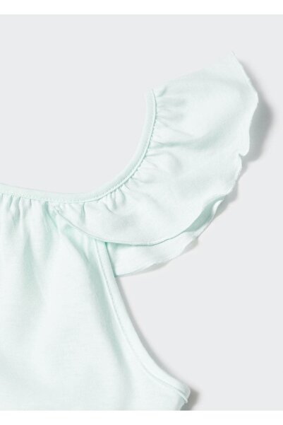 MANGO Kids Askılı Fırfırlı Tişört