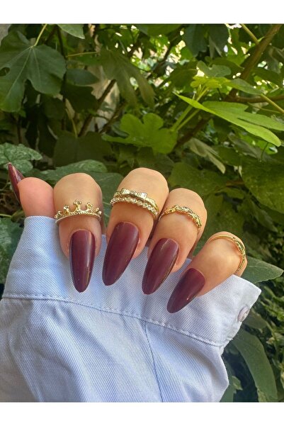 SYBELLE KOZMETİK 24 ADET ALMOND TAKMA TIRNAK