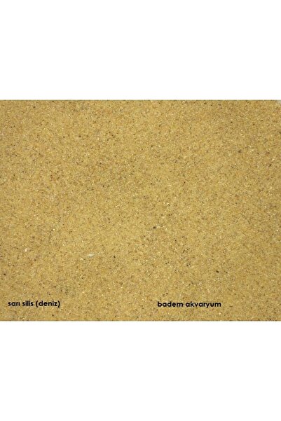 Badem Akvaryum Akvaryum Sarı Silis Kum 0,1 Mm 10 Kg Deniz Kum Ince