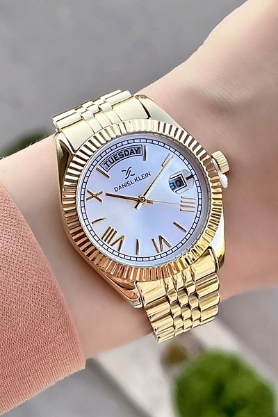 Daniel Klein Women's Calendar and Day Function Wristwatch