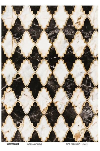LİNEART Pirinç Dekopaj Kağıdı No:DHE7- 29X42cm