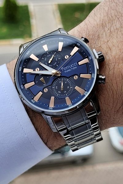 Ferrucci Men's Wristwatch with Internal Functions Active Function