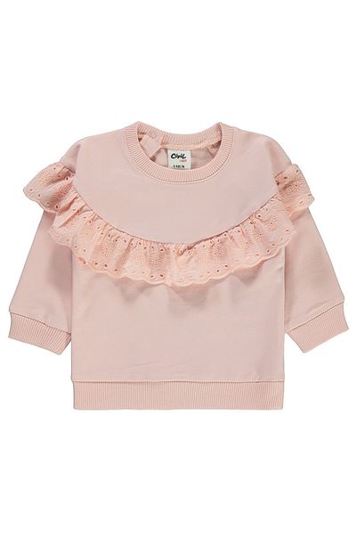 Civil Baby Light Powder Baby Girl Sweatshirt - 6-18 Months