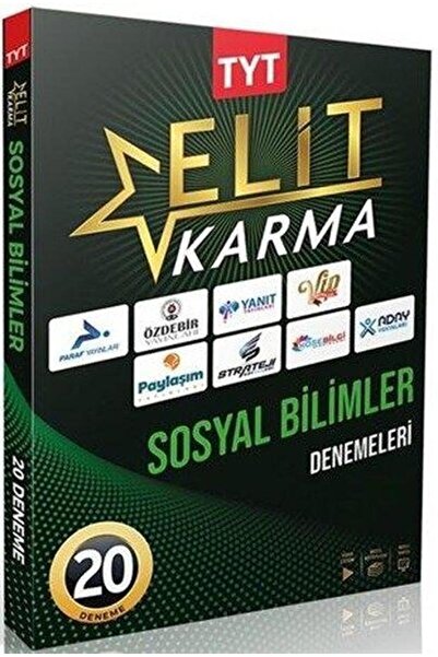 paraf yayınları TYT Sosyal Bilimler Elit Karma 20 Deneme