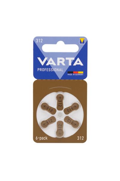 Varta DEXTER VARTA 312 NO KULAKLIK PİLİ (6LI PAKET)