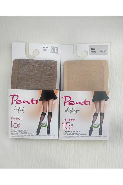 Penti Παντελόνι με χοντρή σόλα Comfort μέχρι το γόνατο Κάλτσες 2 ΤΕΜΑΧΙΩΝ