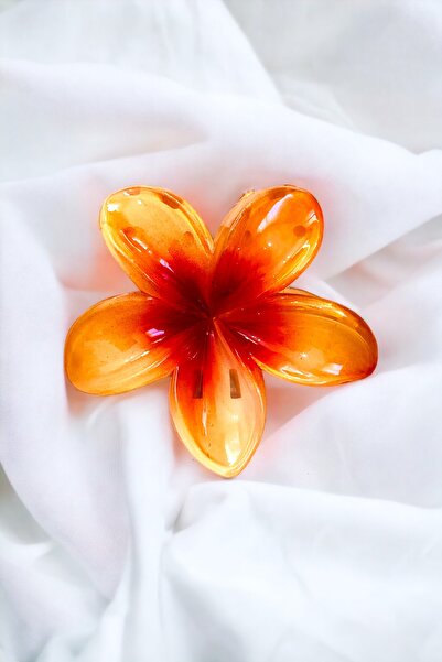 AYMETA TİCARET 8 Cm Shiny Latch Buckle Flower Model - Large Size