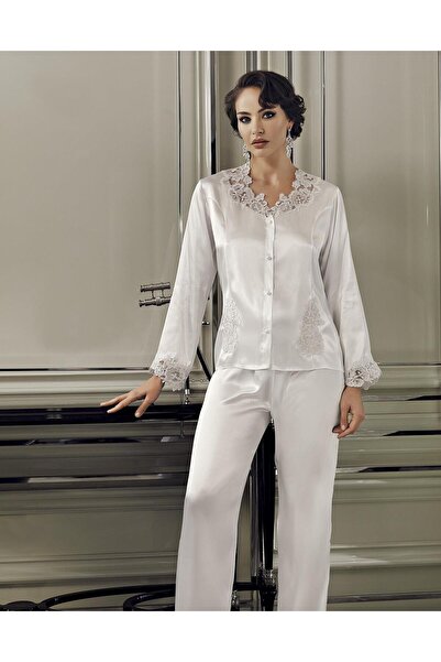 PERİN Uzun Saten Gecelik Sabalık 6'lı Takım - 9500