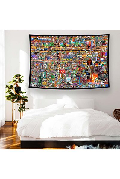 The Lucid Lab Reddit Place 2023 Duvar Örtüsü - 90 Cm X 135 Cm