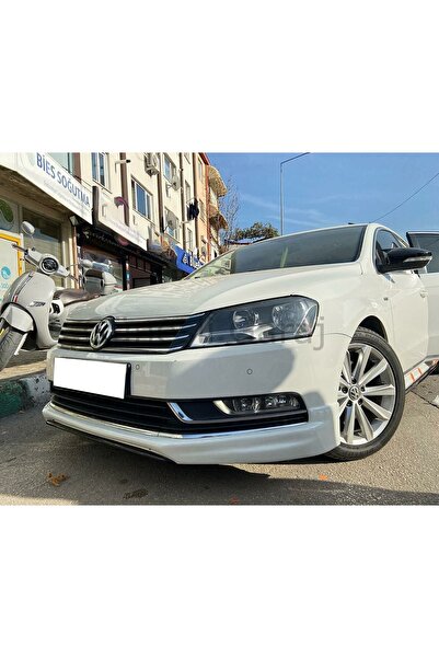 OMGARAGE Volkswagen Passat B7 Ön Ek 2011 2012 2013 2014 Mat Siyah Plastik Ön Karlık