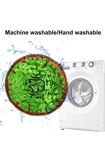 MUCAPET Köpek Yavaş Besleme Matı Mama Bulmaca Matı - Köpek Interaktif Oyuncağı Yeşil