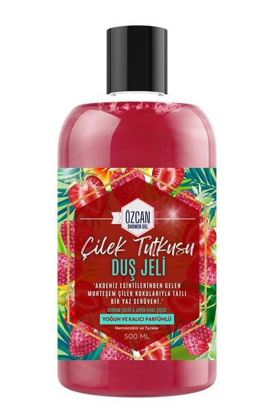 Özcan Bey Çilek Tutkusu Strawberry Fruits Çilek Kokulu Nemlendirici Banyo ve ...