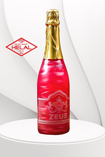 OS ZEUS Simli Alkolsüz Şampanya** Çilek (HELAL SERTİFİKALI)