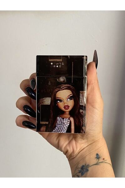 Namgo Bratz Siyah Standart Plastik Sigara Tabakası Kutusu