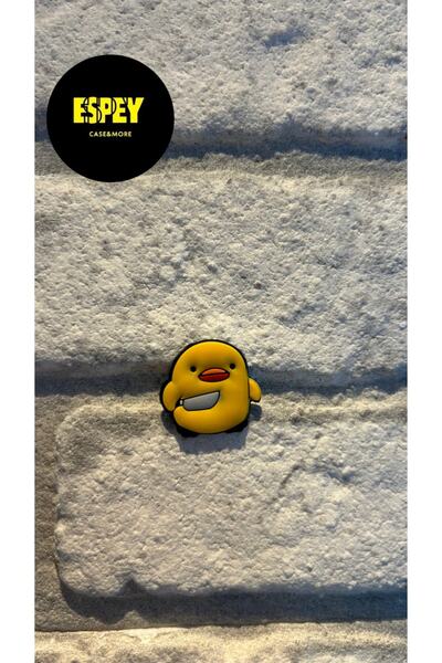 Crocs Terlik Süsü Jibbitz Sevimli Katil Ördek Charm Tekli Pin