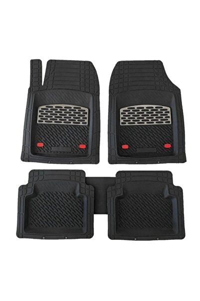 FAVAKSESUAR Fiat Egea Cross ile Uyumlu Universal Derin Havuzlu Paspas Siyah K...