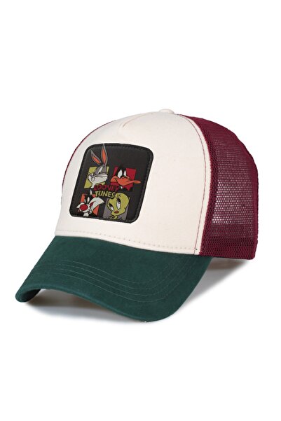 Trucker Looney Tunes Model Fileli Şapka - Değiştirilebilir Deri Patch
