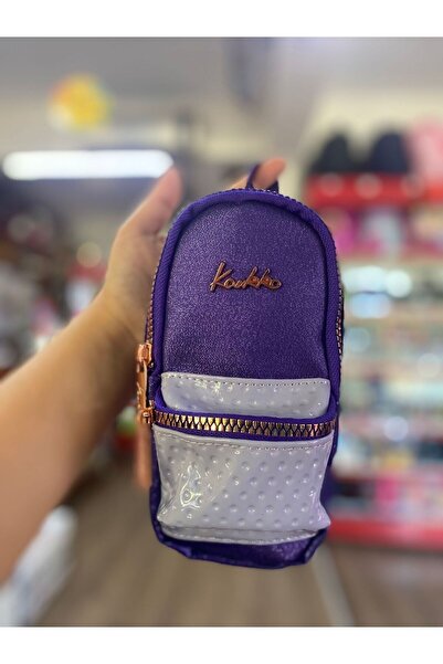 KAUKKO Magic Dreams Mor Rugan Kalem Çantası