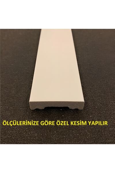 PashaDekor Boyanabilir 4 Cm Düz Sert Poliüretan Duvar çıtası 4 Cm x 240 Cm