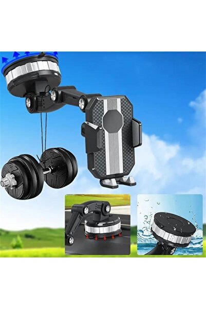 Asfal Ultra Güçlü Vantuzlu, Cam ve Torpido Üstüne Yapışan Araç İçi Telefon Tu...