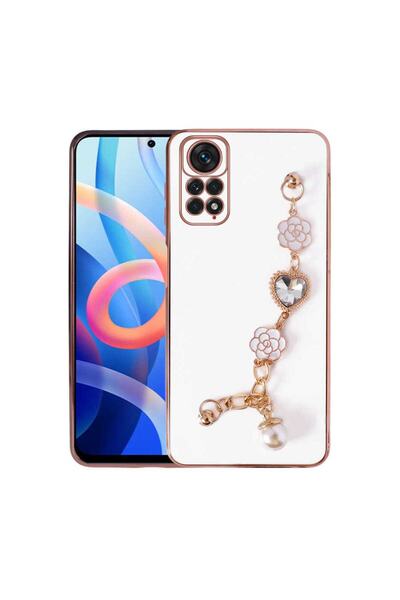 Nezih Case Xiaomi Redmi Note 12 Pro 4G Uyumlu Askılı Çiçek Desenli Tutamaçlı ...