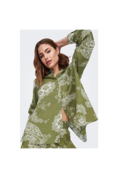 ONLY Cămașă pentru femei Onlbella Linen - L/S croială , Confortabilă croială