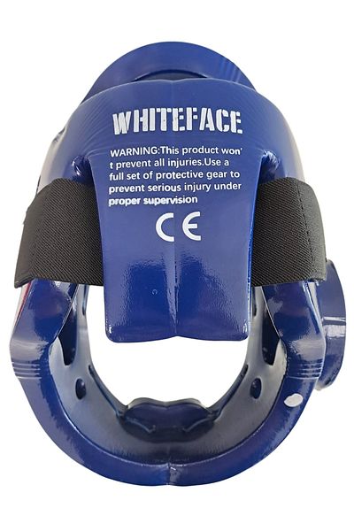 whiteface Taekwondo Glass Mushroom Helmet (Blue)