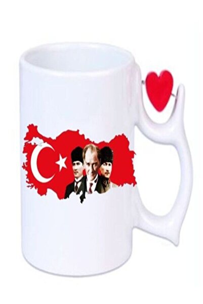 LADİJİTAL BASKI ÇÖZÜMLERİ كوب بطبعة قلب أتاتورك