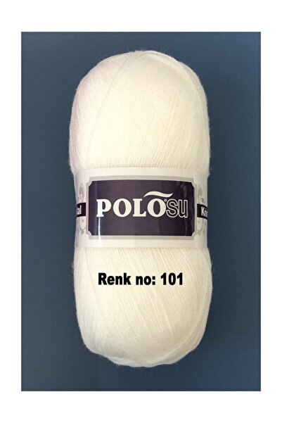 Polosu My Kristal - Liflik Örgü Ipi - Renk:101 - Beyaz