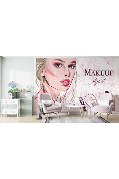 LOTUS AURA Güzellik Merkezi Duvar Kağıdı, Makyaj Salonu Duvar Resmi, Kuaför D...