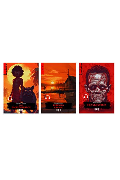 TGR PUBLICATIONS Almanca(QR KOD İLE DİNLEMELİ-ALIŞTIRMALI) 3'lü Hikaye Seti (...