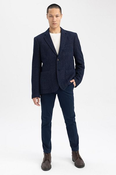 DeFacto Μπουφάν Blazer Slim Fit Lined Z3316az23sp