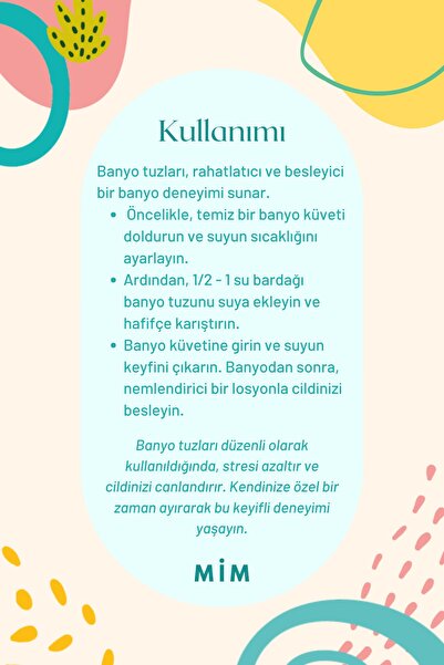 Mim and More Positivity Bath Salt - Positivityjojoba Yağlı Banyo Tuzu, 150 gr
