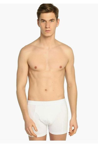 Tutku Ανδρικά μποξεράκια New Season - Λευκό, Elastane Lycra, Συσκευασία 6 τεμαχίων