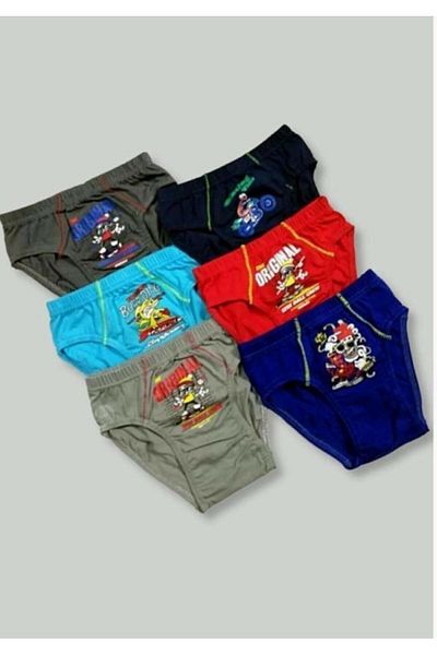 Tutku Boy's Cotton 6 Pack Σλιπ Νέας Σεζόν