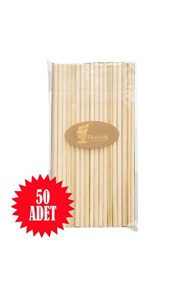 Festiva 50 Adet Osmanlı Macunu Çubuğu - Bambu Çubuk