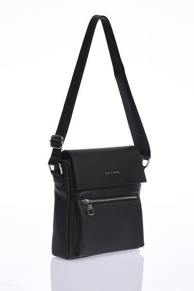 Pierre Cardin 01 ΤΕΜ 001432   ΤΣΑΝΤΑ ΤΑΧΥΔΡΟΜΙΚΗΣ ΧΕΡΙ ΤΣΑΝΤΑ ΩΜΟΥ ΜΑΥΡΗ
