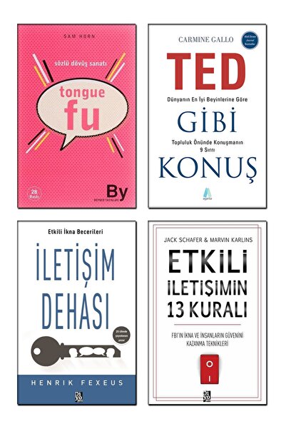 Diyojen Yayıncılık Tongue Fu Sözlü Dövüş Sanatı + Ted Gibi Konuş + İletişim D...