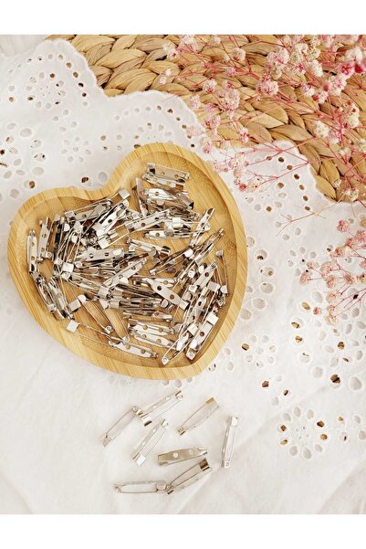 ilmekhobievi بروش دبوس مطلي نيكل 2.5 سم 10 قطع لون فضي