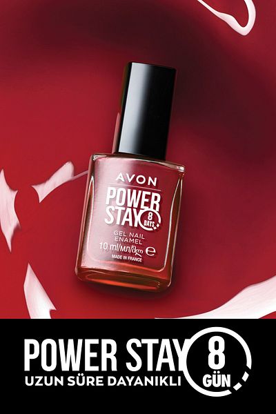 AVON Power Stay Gel - 10 ML Capacity Nail Polish Can't Quit Cafe