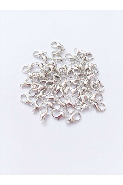 REN AKSESUAR مشبك نيكل فضي اللون للببغاء 30 قطعة