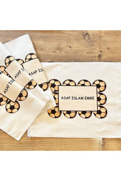 Yıkanabilir Kişiye Özel Baskılı Ilkokul Ve Öncesi Beslenme Örtüsü 1 Adet 45 X 30 Cm