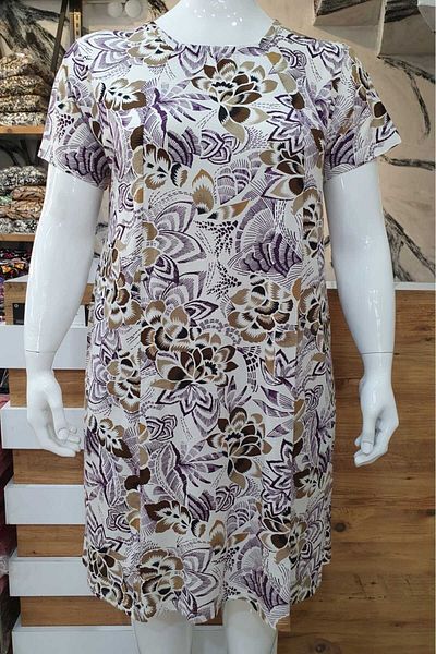 anne moda ankara short sleeve dress