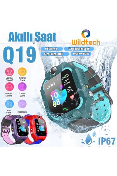 WildTech Akıllı Çocuk Saati Kameralı Takip Saati Ortam Dinleme Sim Kartlı Gps Konum Özellikli