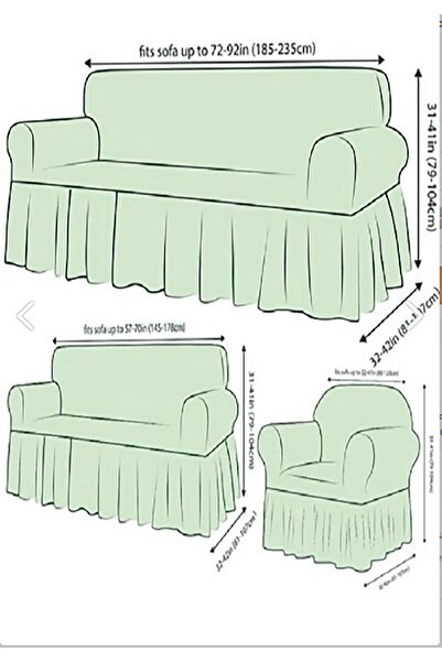GüzelEvim Lycra Pitikare Pattern Sofa Set Cover 3 3 1 1 Elastic Sofa Cover