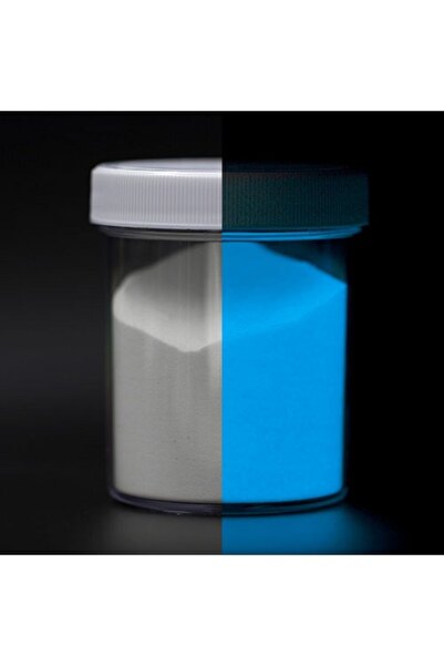 Capital 20g Mavi Renk Fosfor Tozu Glow In Dark Karanlıkta Parlayan Boya