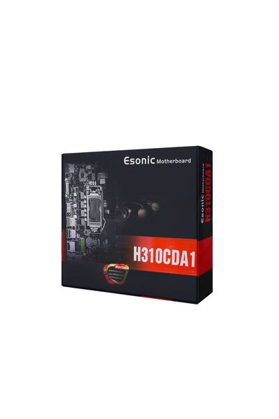 ESONIC H310CDA1 İntel H310c DDR4 Soket 2133MHz M.2 LGA1151 Gen.6-7-8-9 mATX Anakart