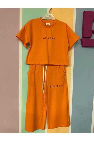 butik 2 parça bol paça kız çocuk takım