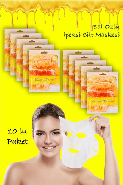 Dahaus 10 Adet Bal İpek Nemlendirici Onarım Yağı Beyazlatma Cilt Bakımı Yüz M...