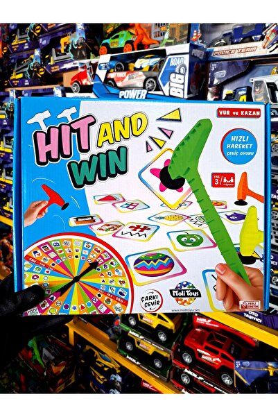 ALYTOYS Children Toy Shoot and Win Game 4-Player Fast-Action Hammer Game 33X28Cm
